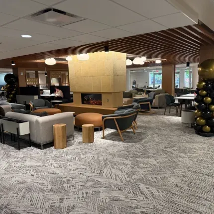 Workspace for students to study and hang out