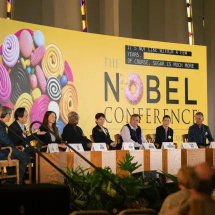 Panelists at Nobel Conference 2026