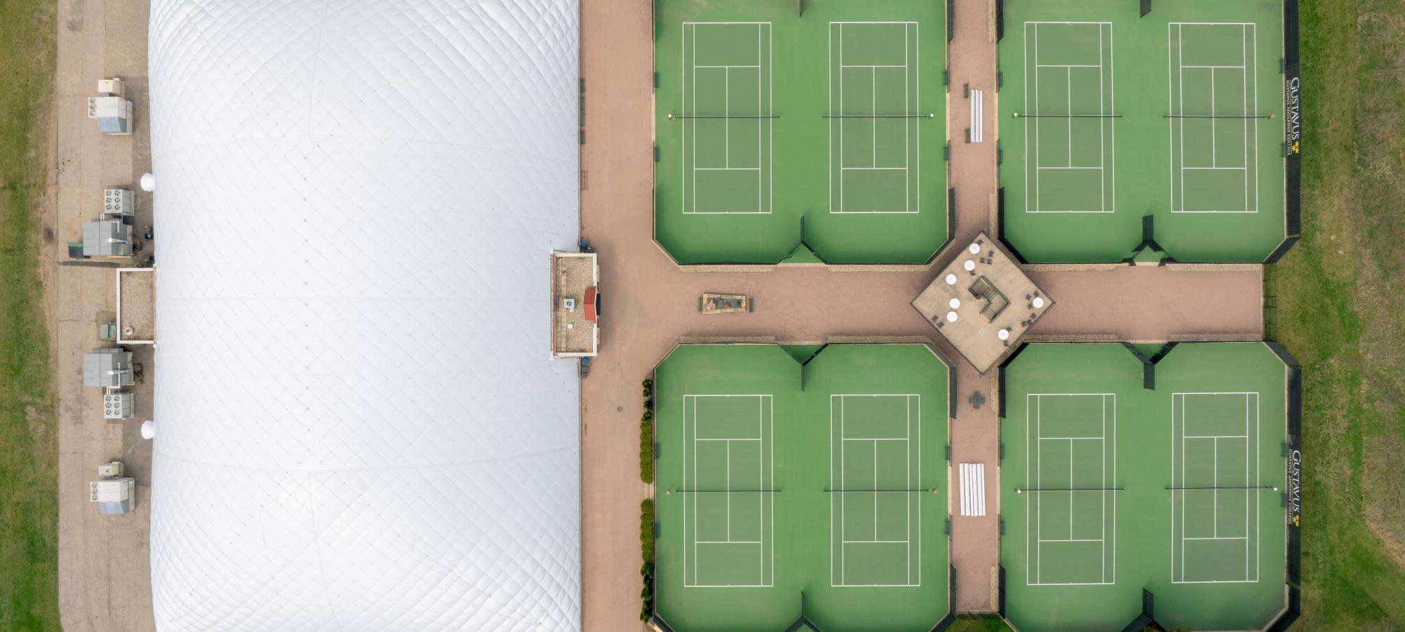 Drone tennis center