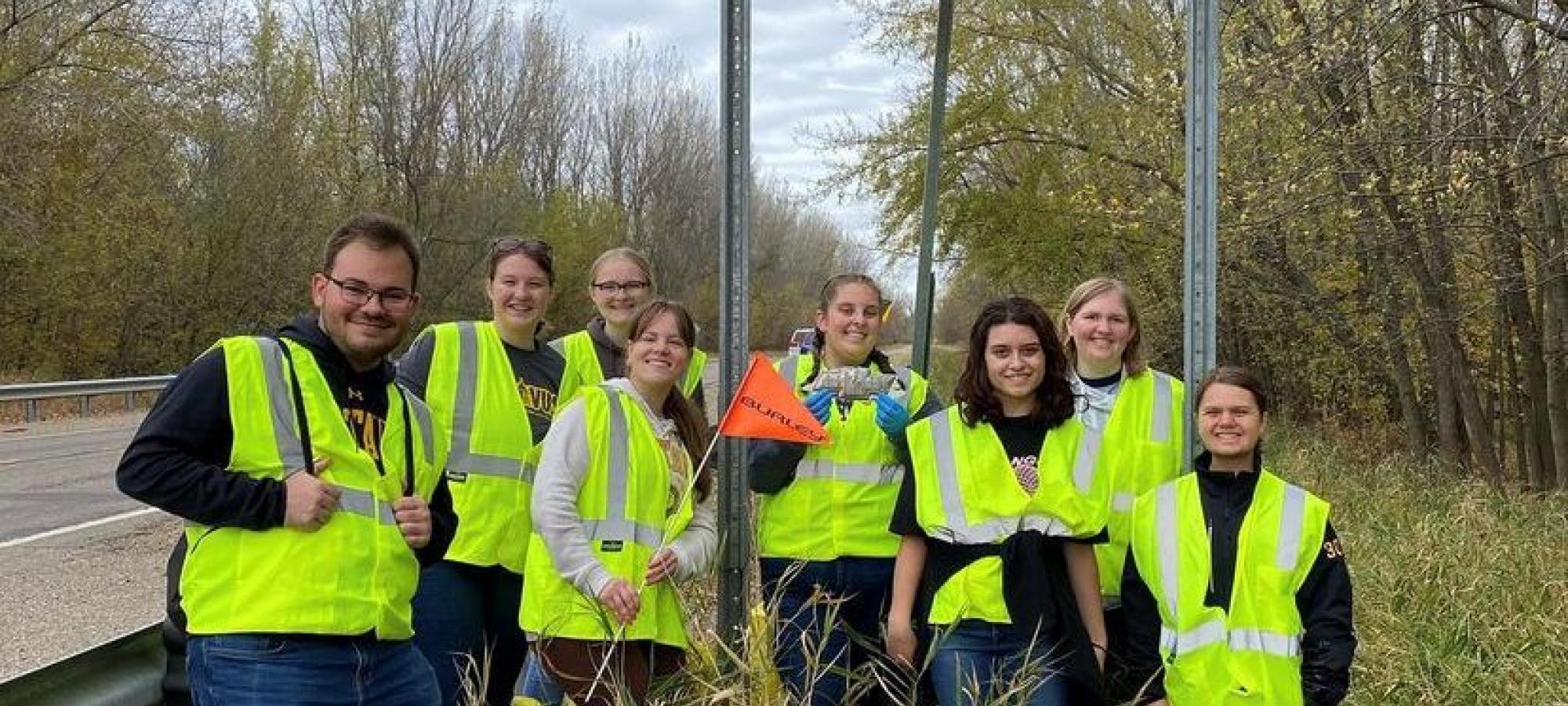 Band outreach highway cleaning