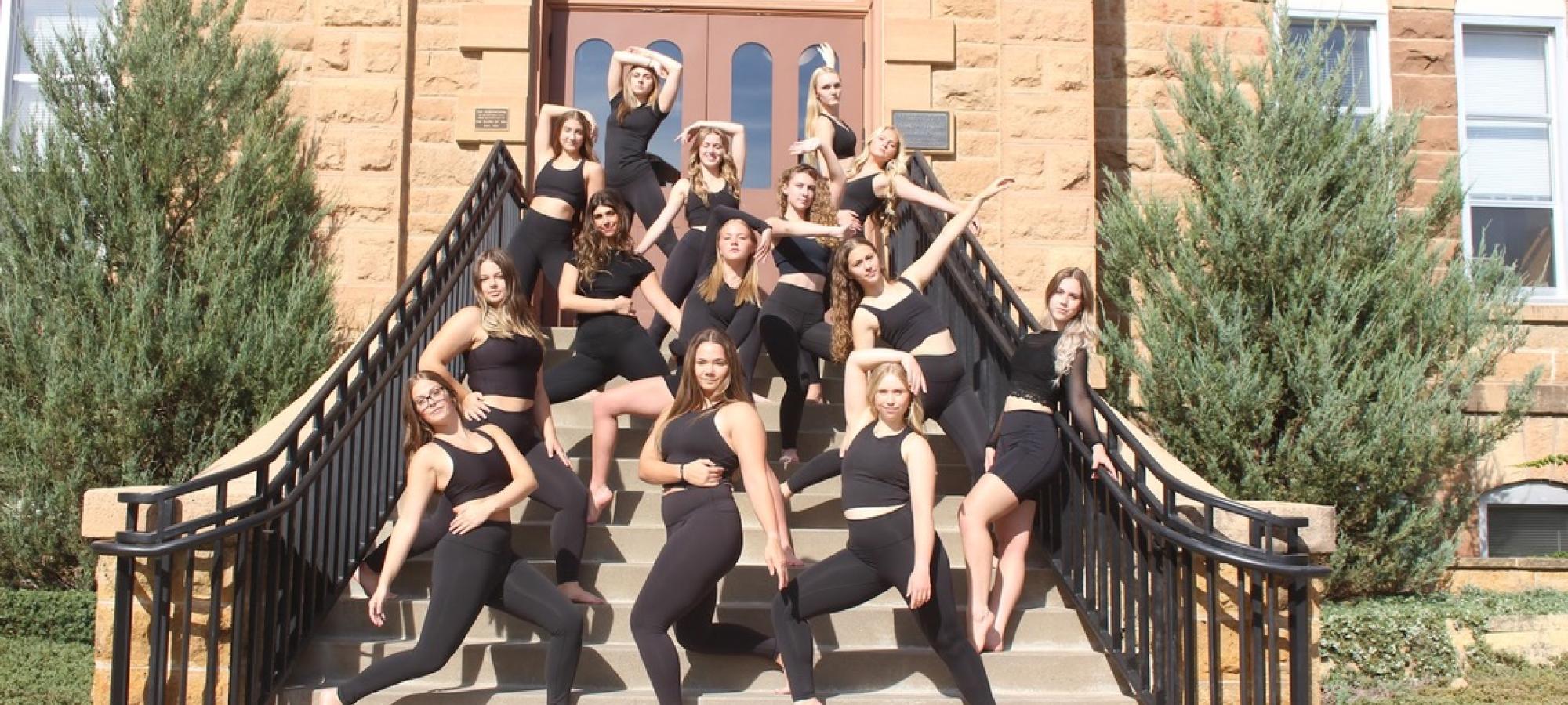 Dance Team at Old MainDanc