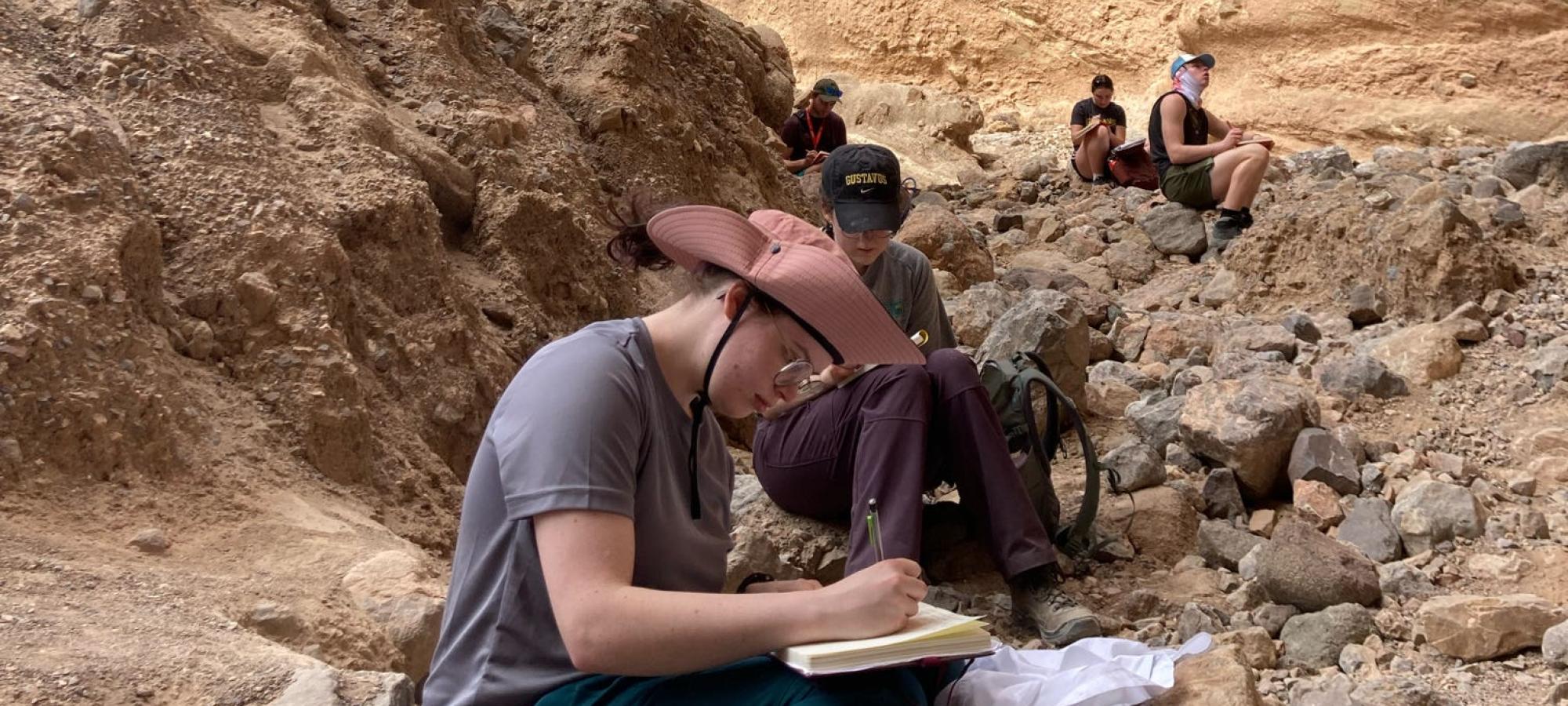 Geology students in Utah