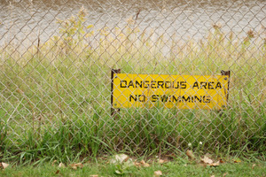 Dangerous Area Sign