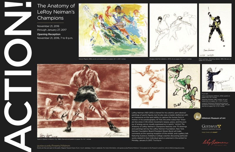 Action The Anatomy Of Leroy Neiman S Champions On View